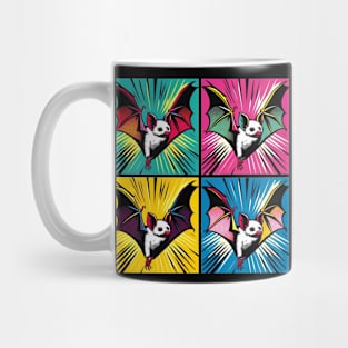 Night Wings Unleashed: Pop Art Bat Extravaganza Mug